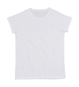 T-shirt publicitaire unisexe manches courtes raglan | Berners White