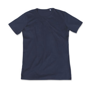T-shirt personnalisé homme manches courtes | Finest Cotton-T Men Marina Blue