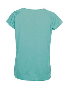 T-shirt personnalisé femme manches courtes raglan | Active Performance Raglan Women Turquoise