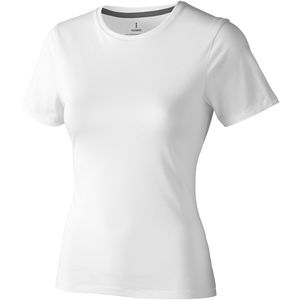 T-shirt personnalisé manches courtes pour femmes Nanaimo Blanc