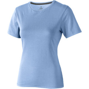 T-shirt personnalisé manches courtes pour femmes Nanaimo Bleu clair