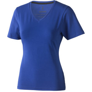 T-shirt personnalisé bio manches courtes pour femmes Kawartha Bleu