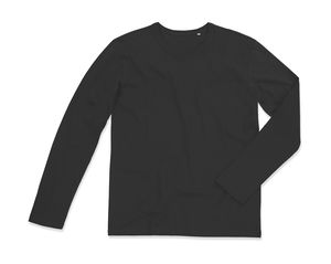 T-shirt publicitaire homme manches longues | Morgan Long Sleeve Black Opal
