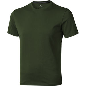 T-shirt publicitaire manches courtes pour hommes Nanaimo Vert militaire