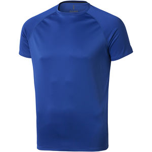 T-shirt publicitaire cool fit manches courtes pour hommes Niagara Bleu