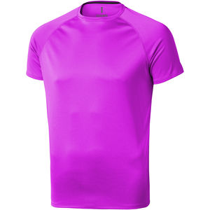T-shirt publicitaire cool fit manches courtes pour hommes Niagara Neon pink