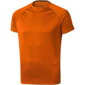 T-shirt publicitaire cool fit manches courtes pour hommes Niagara Orange