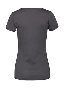 T-shirt publicitaire femme manches courtes | Finest Cotton-T Women Slate Grey
