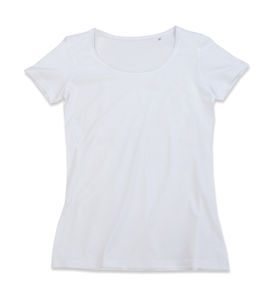 T-shirt publicitaire femme manches courtes | Finest Cotton-T Women White