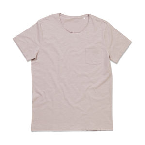 T-shirt personnalisé homme manches courtes | Shawn Oversized Crew Neck Powder Rose