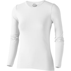 T-shirt publicitaire manches longues femme Curve Blanc