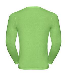 T-shirt publicitaire homme manches longues | Seto Green Marl