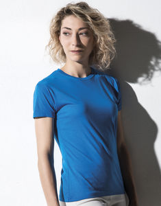 T-shirt personnalisé femme manches courtes | Lily Electric Blue