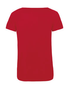T-shirt triblend col rond femme personnalisé | Triblend women Red