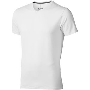 T-shirt publicitaire bio manches courtes pour hommes Kawartha Blanc