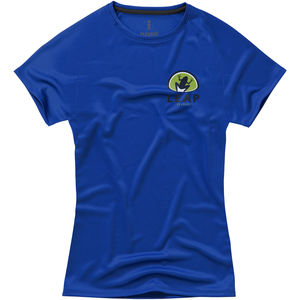 T-shirt personnalisé cool fit manches courtes pour femmes Niagara Bleu 1