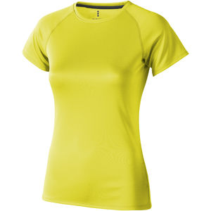 T-shirt personnalisé cool fit manches courtes pour femmes Niagara Neon yellow