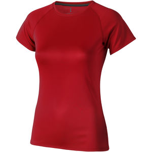 T-shirt personnalisé cool fit manches courtes pour femmes Niagara Rouge