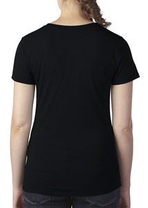 T-shirt publicitaire femme manches courtes | Women`s Tri-Blend Black