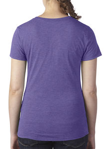 T-shirt publicitaire femme manches courtes | Women`s Tri-Blend Heather Purple