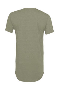 T-shirt homme coupe longue personnalisé | Alkaïd Heather Stone