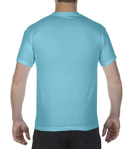 T-shirt publicitaire homme manches courtes | Mont-Royal Lagoon Blue