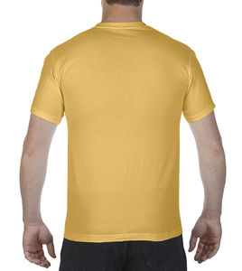 T-shirt publicitaire homme manches courtes | Mont-Royal Mustard
