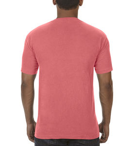 T-shirt publicitaire homme manches courtes | Mont-Royal Neon Red Orange