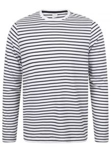 Tee-shirt marinière publicitaire | Unisex long sleeved striped t 1