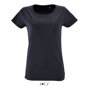 Tee-shirt personnalisé femme manches courtes | Milo Women French marine