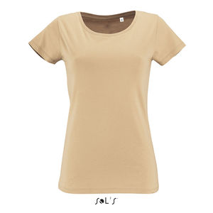 Tee-shirt personnalisé femme manches courtes | Milo Women Sable