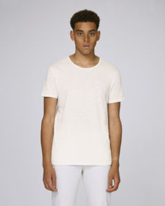 T-shirt fil flammé homme | Stanley Adores Slub Vintage White