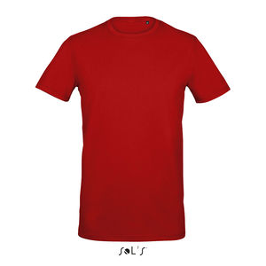 Tee-shirt publicitaire col rond homme | Millenium Men Rouge