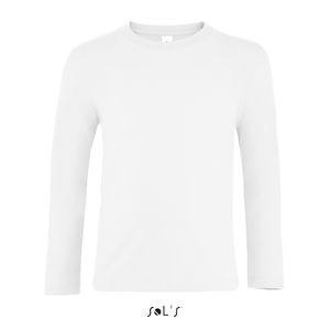 Tee-shirt publicitaire enfant manches longues | Imperial LSL Kids Blanc