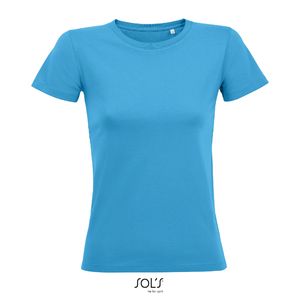 Tee-shirt publicitaire femme col rond ajusté | Regent Fit Women Aqua