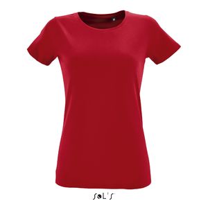 Tee-shirt publicitaire femme col rond ajusté | Regent Fit Women Rouge