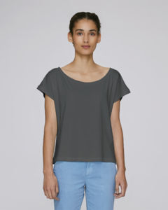 T-shirt court femme | Stella Flies Anthracite