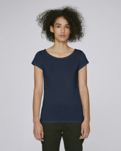 T-shirt col bateau femme | Stella Glows Modal French Navy