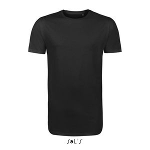 Tee-shirt publicitaire homme long | Magnum Men Noir profond