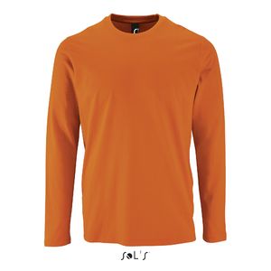 Tee-shirt publicitaire homme manches longues | Imperial LSL Men Orange