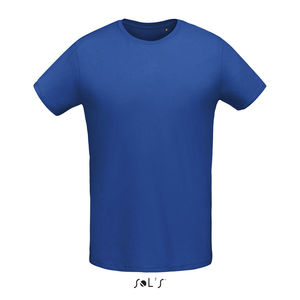 Tee-shirt publicitaire jersey col rond ajusté homme | Martin Men Royal