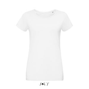Tee-shirt publicitaire jersey femme | Martin Women Blanc