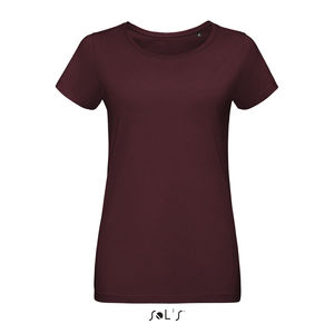 Tee-shirt publicitaire jersey femme | Martin Women Oxblood