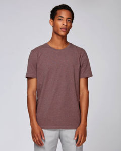 T-shirt essentiel unisexe | Leads Black Heather Cranberry