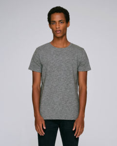 T-shirt essentiel unisexe | Leads Marble Slub Heather Black