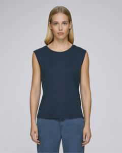 T-shirt sans manches modal femme  | Stella Sparkles Modal Navy