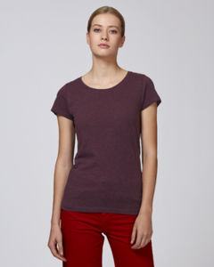 T-shirt ajusté femme | Stella Wants Heather Grape Red