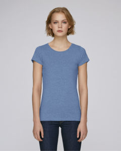 T-shirt ajusté femme | Stella Wants Mid Heather Blue