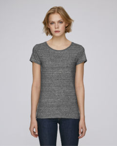 T-shirt ajusté femme | Stella Wants Slub Heather Steel Grey