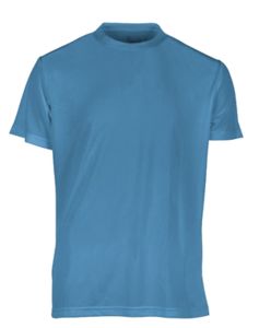 Tee-shirt respirant sans étiquette de marque homme publicitaire | No label sport tee-shirt men Electric Blue